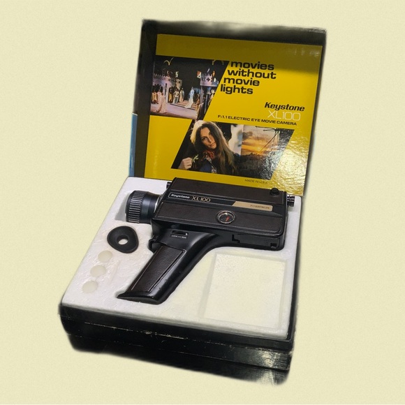 Vintage Other - vintage super 8 film camera keystone co electric eye 8mm video camera electric